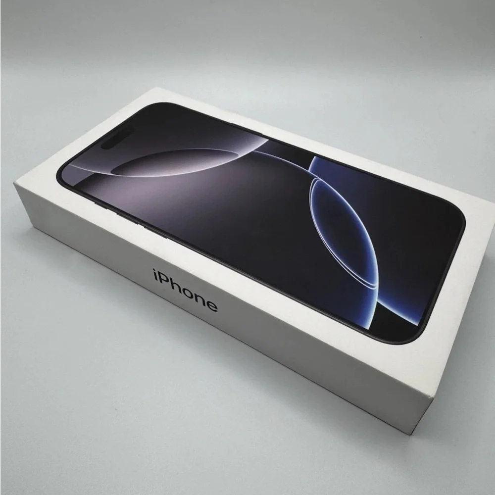 Original Apple Empty Box iPhone 16 Pro Max Black Titanium 256GB BOX ONLY